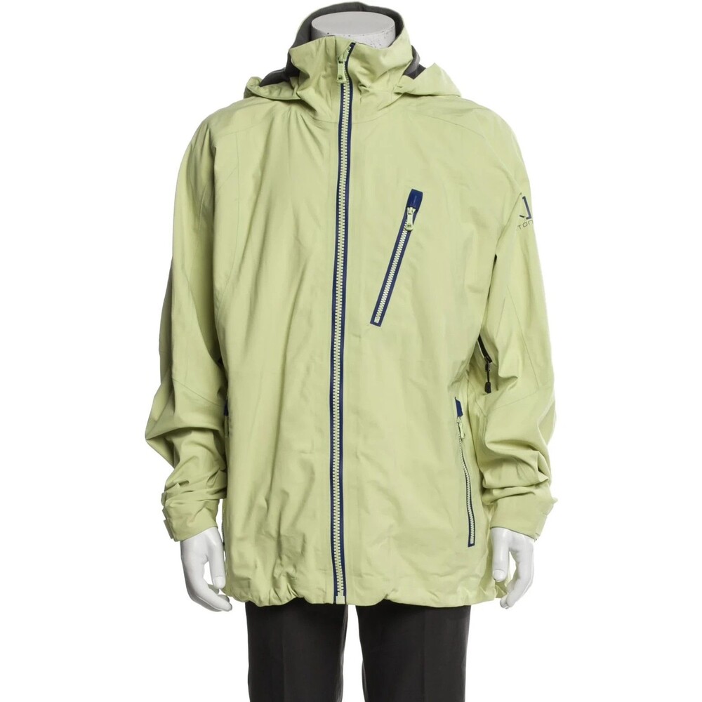 Men’s Burton ak Cyclic Goretex 2L Jacket Size Medium, Yellow green, barely worn